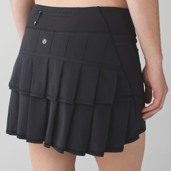 Lululemon Run: Pace Setter Skirt Black size 6 - Picture 4 of 8